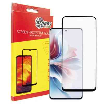 Стекло защитное Dengos Full Glue OPPO Reno 11F (black) (TGFG-359) Винница
