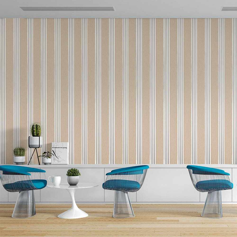 Рейка декоративная PS 2900х160х11мм Бежевая с серебром SW-00002150- Киев - изображение 7