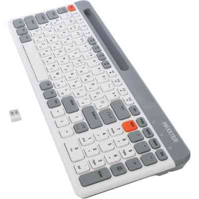 Клавиатура Maxxter KBW-02G-UA Wireless Grey (KBW-02G-UA) Винница