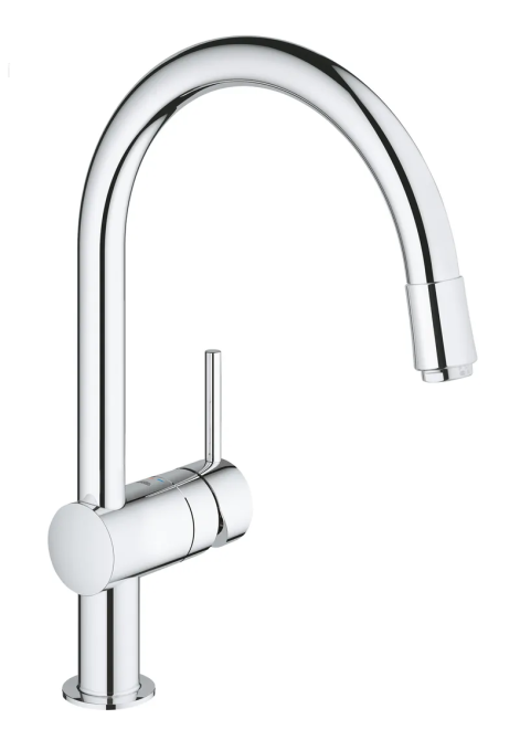 Кухонний змішувач Grohe Minta з висувним виливом 32918000 Харків - фото 1