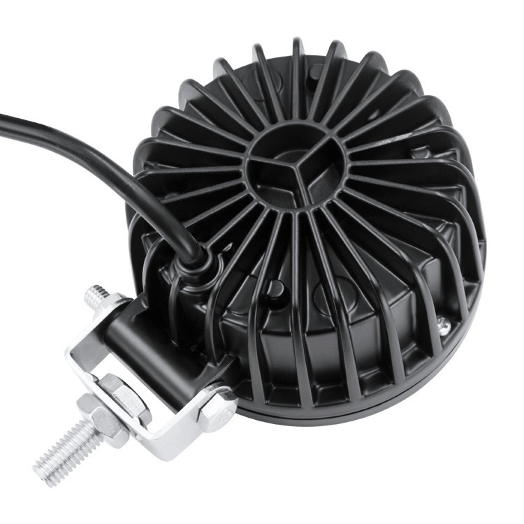 Фара світлодіодна LED противотуманная кругла 30W + LED кільце з чіткою світловий кордоном Мукачево - фото 5