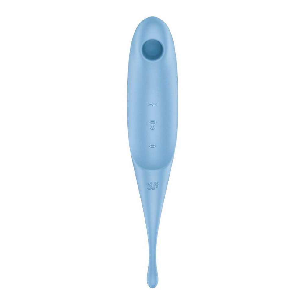 Вибратор для клитора с вакуумной стимуляцией Satisfyer Twirling Pro Blue Sex Aura Киев - изображение 3
