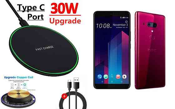 Беспроводное зарядное устройство Copper до 30W для Honor 500 Pro, USB-C, LED Киев