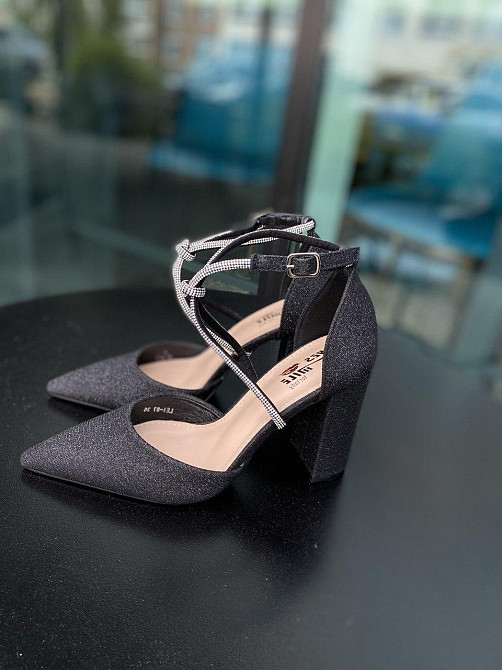 YES MILE Босоніжки жіночі YES MILE LEI-87 чорні (літо, еко-шкіра з напиленням) (5884) Коломия - фото 2