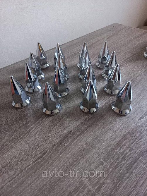 Ковпачок пластиковий на гайку 32/33 мм нікель Ковпачок пластиковий піка 32/33 мм Ковпачок на гайку піка 32 Луцьк - фото 10