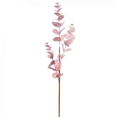 Декоративна гілка YES! Fun Евкаліпт рожевий Засніжена 84 см (974806) Вінниця