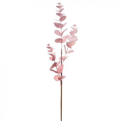 Декоративная ветвь YES! Fun Эвкалипт розовый Заснеженная 84 см (974806) Винница - изображение 1