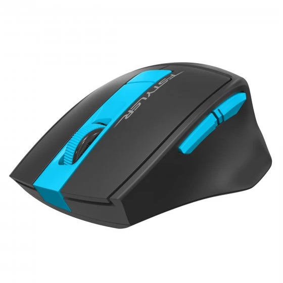 Мишка бездротова безшумна A4 Fstyler FG30S (Blue) чорний/блакитний Житомир