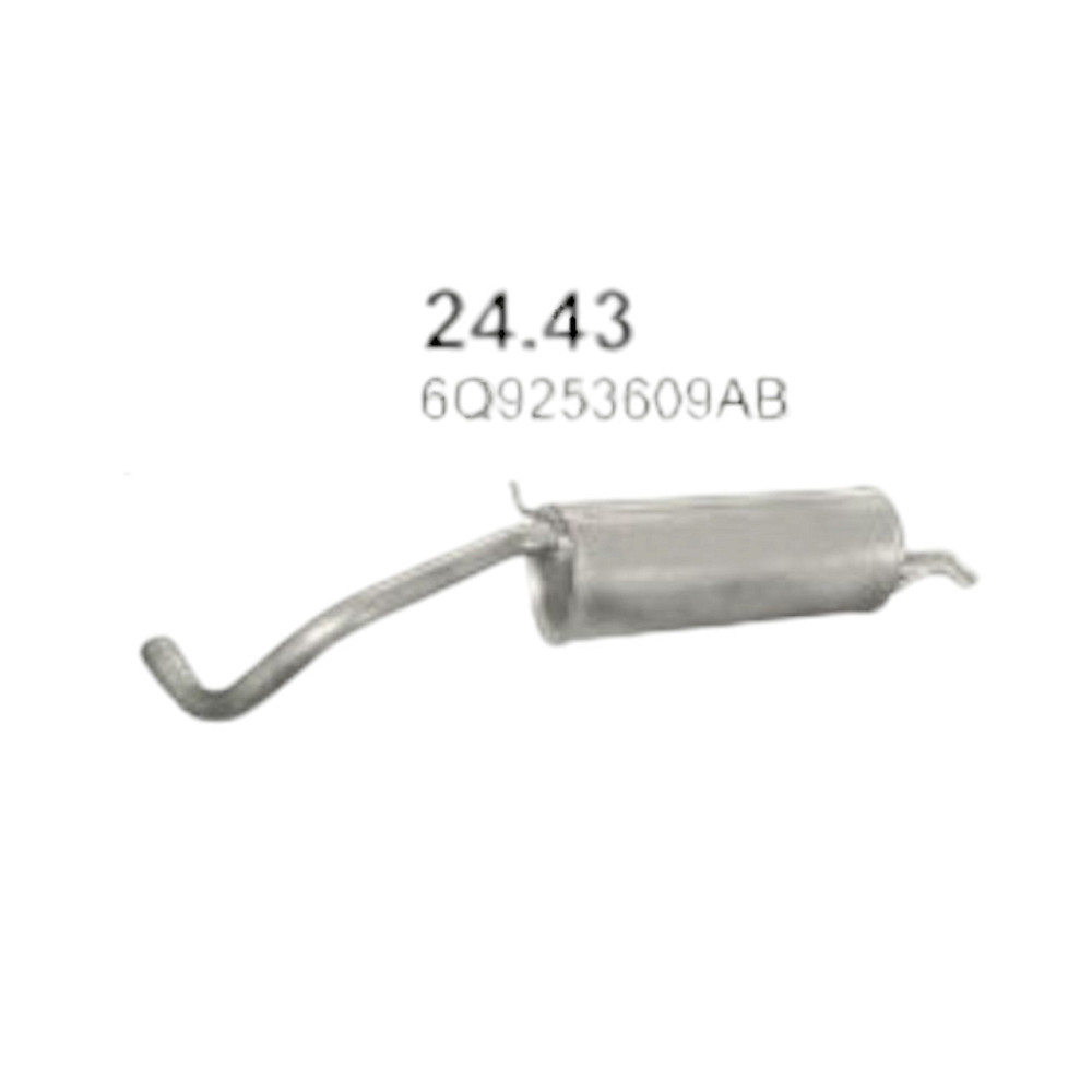 Глушник Fabia, Сеат Cordoba 1.4 Шкода Мукачево - фото 1