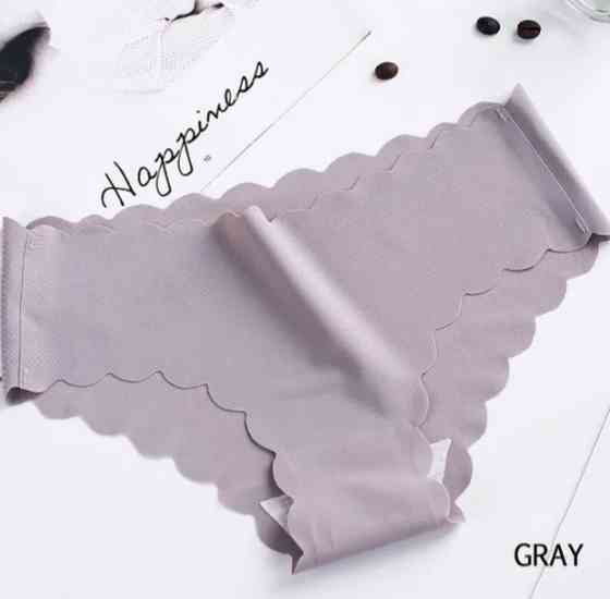 Жіночі безшовні труси сірі 42 розмір Київ