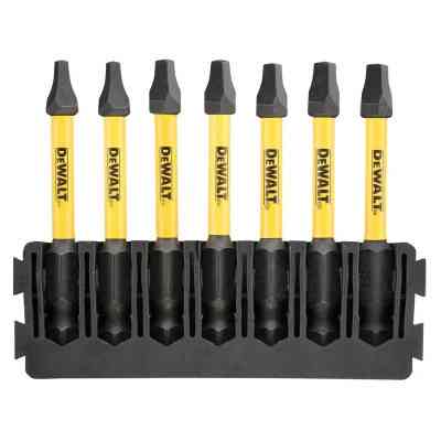 Набор бит DeWALT в касете для Tough Case, FlexTorq, L57 мм, SQ1 2 шт. SQ2 3 шт. SQ3 2 шт. (DT70824) Винница