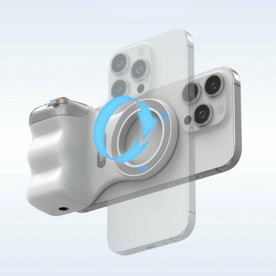 Магнітний тримач на телефон грип-кріплення рукоятка для фото і відео зйомки Android і iPhone з Bluetooth пультом Кам'янець-Подільський