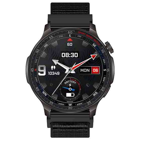 Розумний смарт-годинник Smart Colorado Steel Black (2 ремінці) Київ