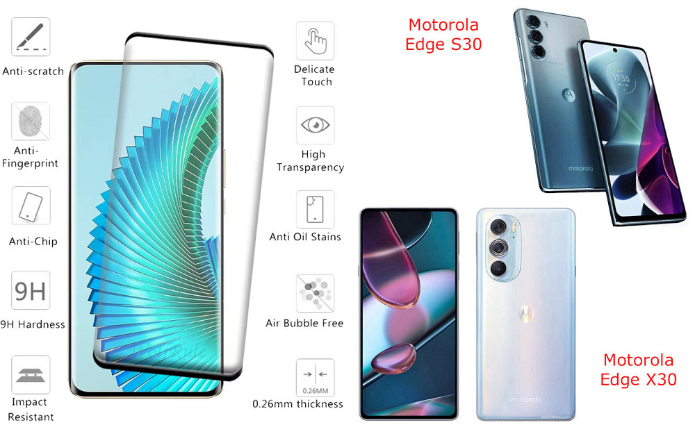 Захисне скло HyperGlass Pro для Motorola Edge S30, Edge X30 – максимальна чутливість та захист Київ - фото 2