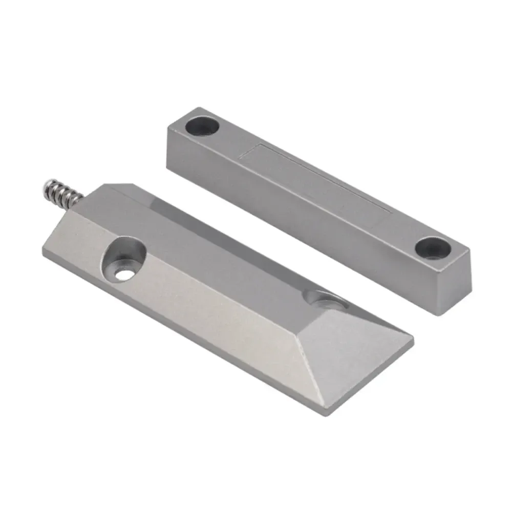 Датчик відчинення магнітоконтактний накладний Trinix СМК 41М Silver на металеві поверхні (27-00023) Київ - фото 1