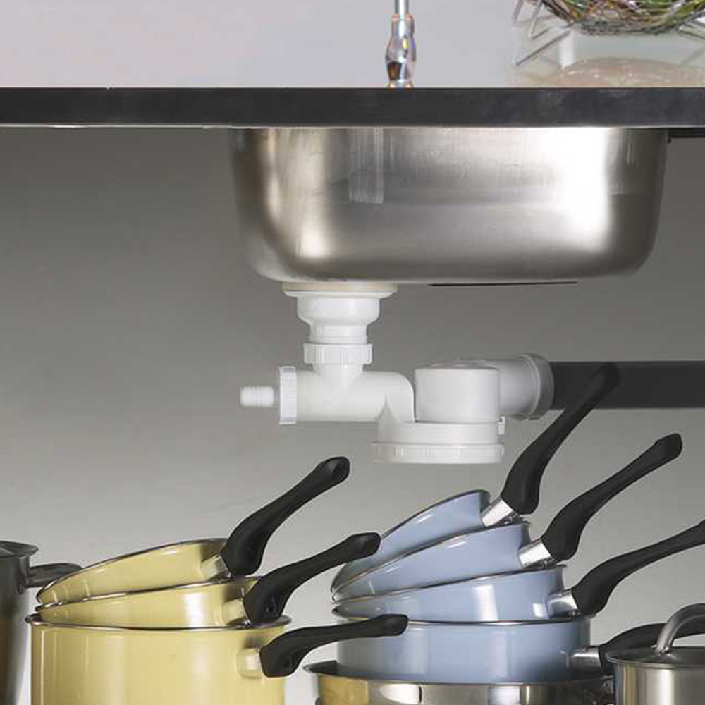 Wirquin Сифон для кухонной мойки Espace 1½"×Ø40мм WIRQUIN (9542420) Киев - изображение 5