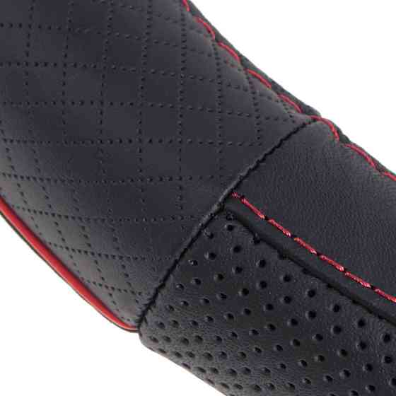 Чохол на руль кожа VLOD-L282 BK/RD S чорна/червона строчка/БО/перф Вінниця