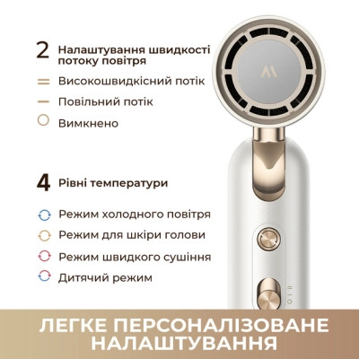 Фен MOVA Flip10 White (AMFL10-WH) Вінниця - фото 8