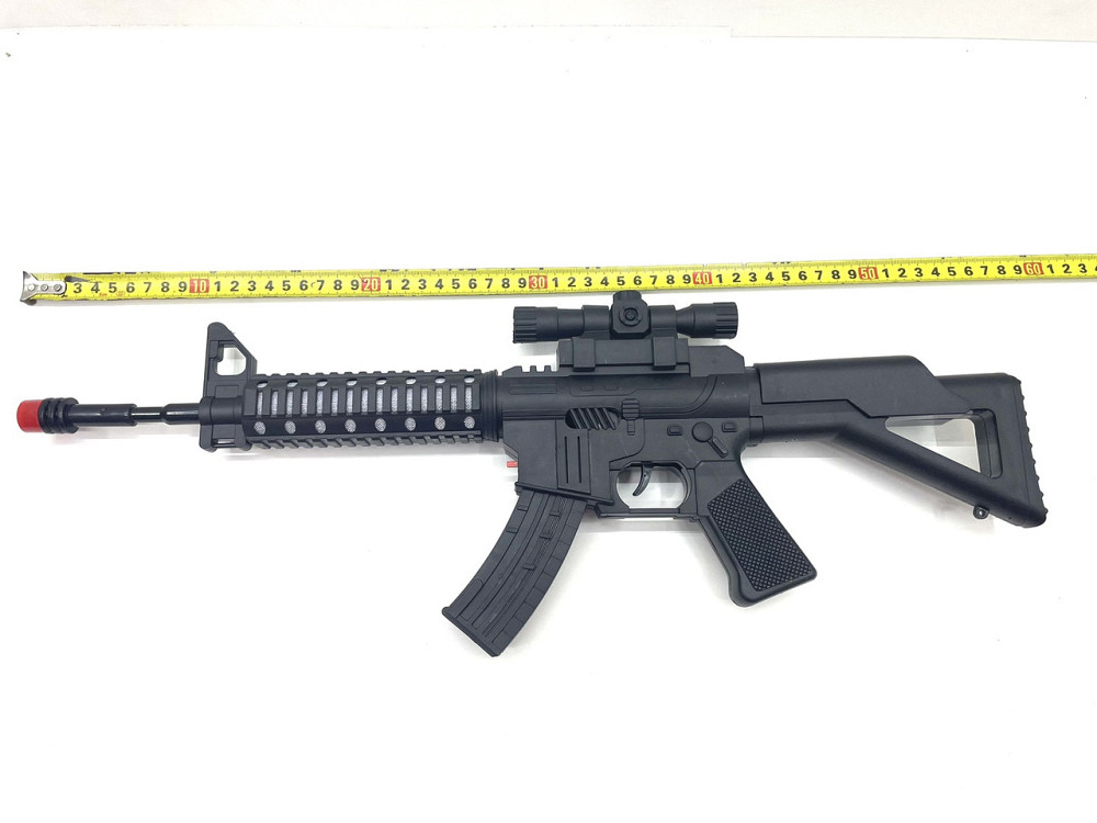 Автомат із оптичним прицілом звук підсвічування 55см Чорний (HT-7) Чернігів - фото 3