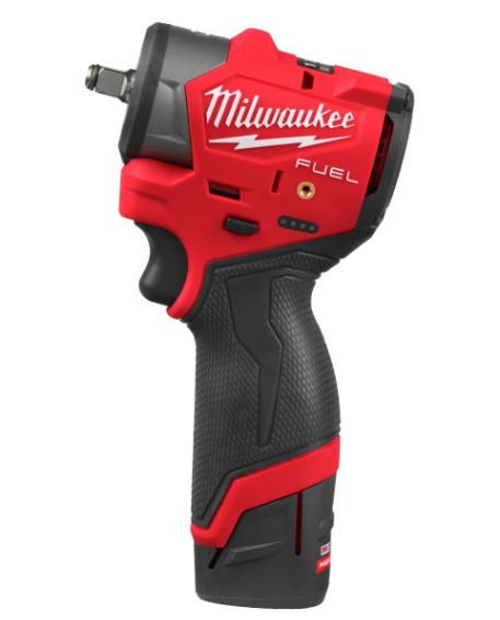 Гайковерт аккумуляторный 3/8'' MILWAUKEE с кольцом M12 FSCIWF38-252X, 305Нм (зарядное устройство, 2 аккум. Х 2,5Аг, HDкейс) Одесса - изображение 2