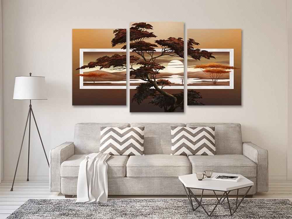 Модульная картина в гостиную / спальню  Дерево в пустелі   Art-650_3 Киев - изображение 2