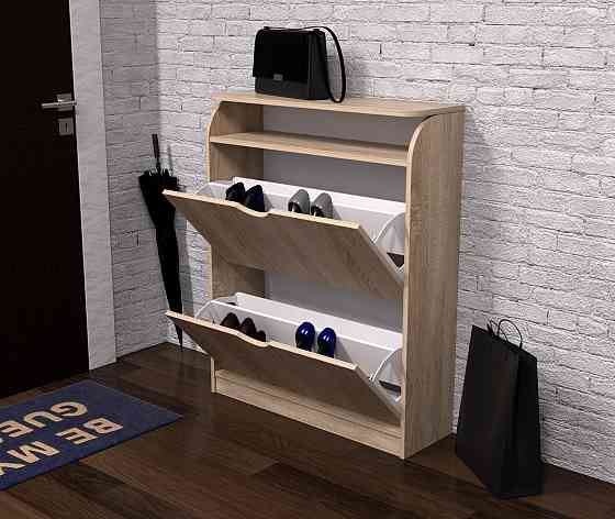 Тумба для обуви №1, Дуб Сонома, 800/250 Львов