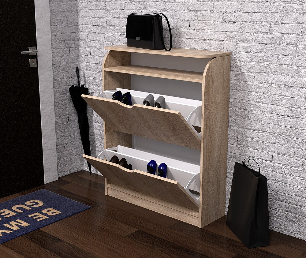 Тумба для обуви №1, Дуб Сонома, 800/250 Львов - изображение 3