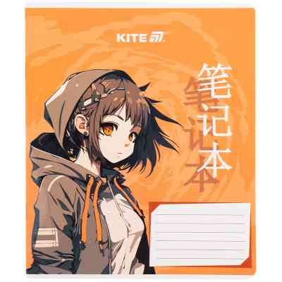 Тетрадь Kite Anime, 18 листов, клетка (K25-236-1) Винница