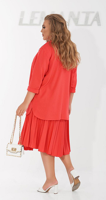 Костюм зі спідницею плісе великого розміру (50) Київ - фото 9