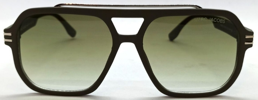 Брендові класичні чоловічі окуляри зелений градієнт у зеленій оправі. Київ - фото 4