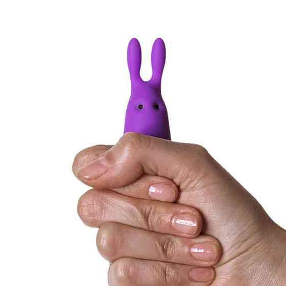 Вибропуля Adrien Lastic Pocket Vibe Rabbit Purple со стимулирующими ушками Sex Aura Киев
