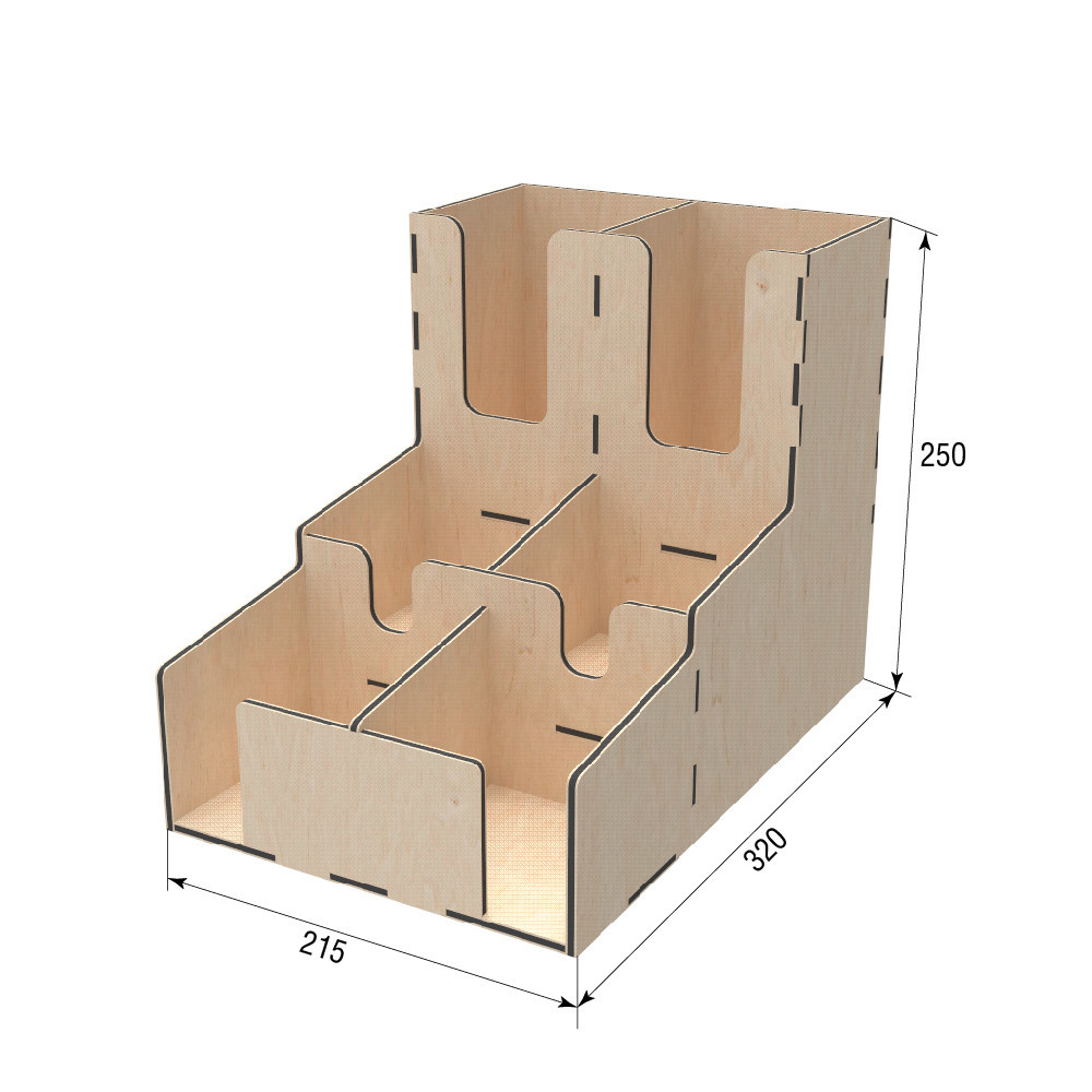 Барный органайзер EKOSTAR 215х320х250 Киев - изображение 3