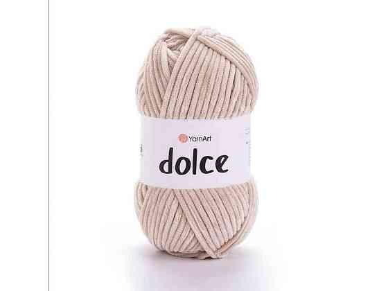 Пряжа Dolce світло-бежевий 100% мікрополіестр 120м 100г 5шт/уп 771 ТМ YarnArt Київ