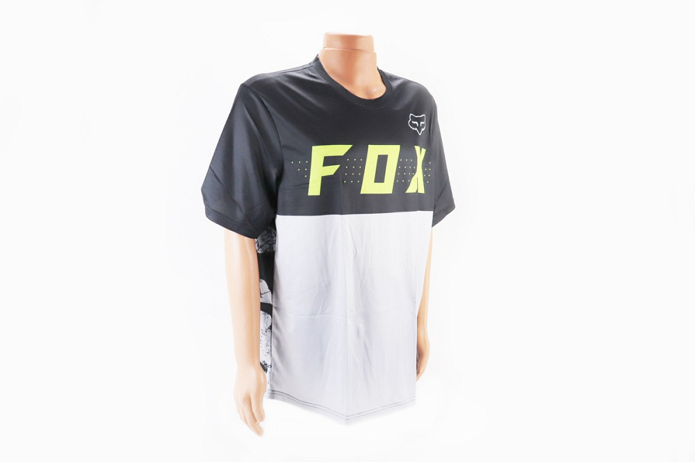 Футболка (Джерсі) чоловіча L-(Polyester 100%), короткі рукави, вільний крій, чорно-сіра, НЕ оригінал, тип 2 Киев - изображение 1