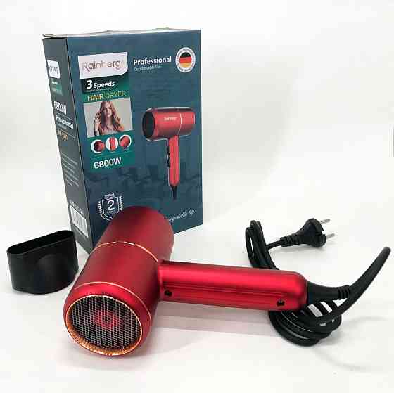 Мощный фен для сушки и укладки волос, Портативный фен для укладки волос с мощным мотором UN-58 Львов