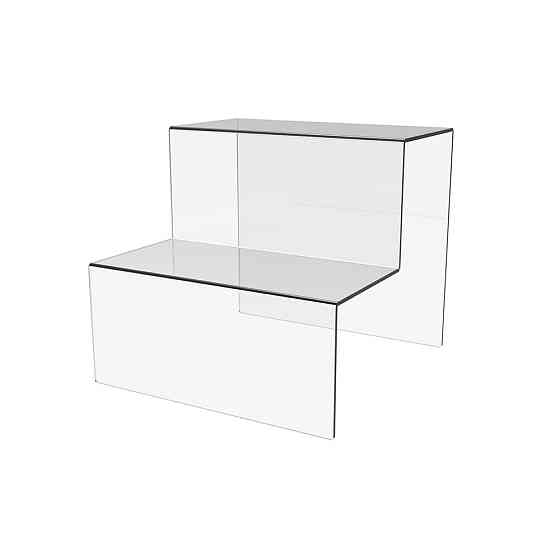 Горка EKOSTAR под товар на 2 ступеньки из акрила 200х200х180 Киев