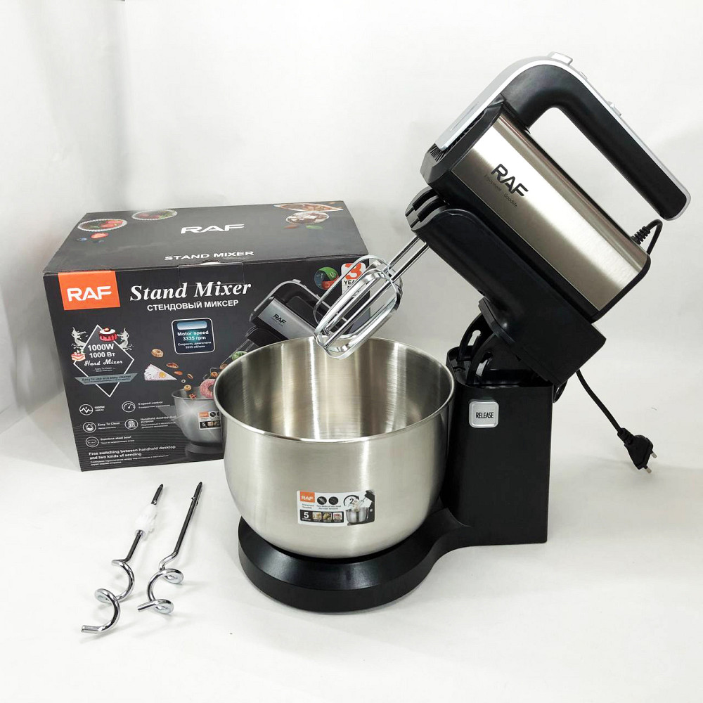 Міксер для домашнього кондитера RAF, Кращий ручний міксер, Міксери з чашею, Ручний міксер-мішалка PJ-82 Львів - фото 16