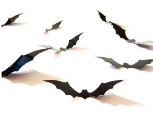 Кажани на Хелловін 12 штук чорний Київ