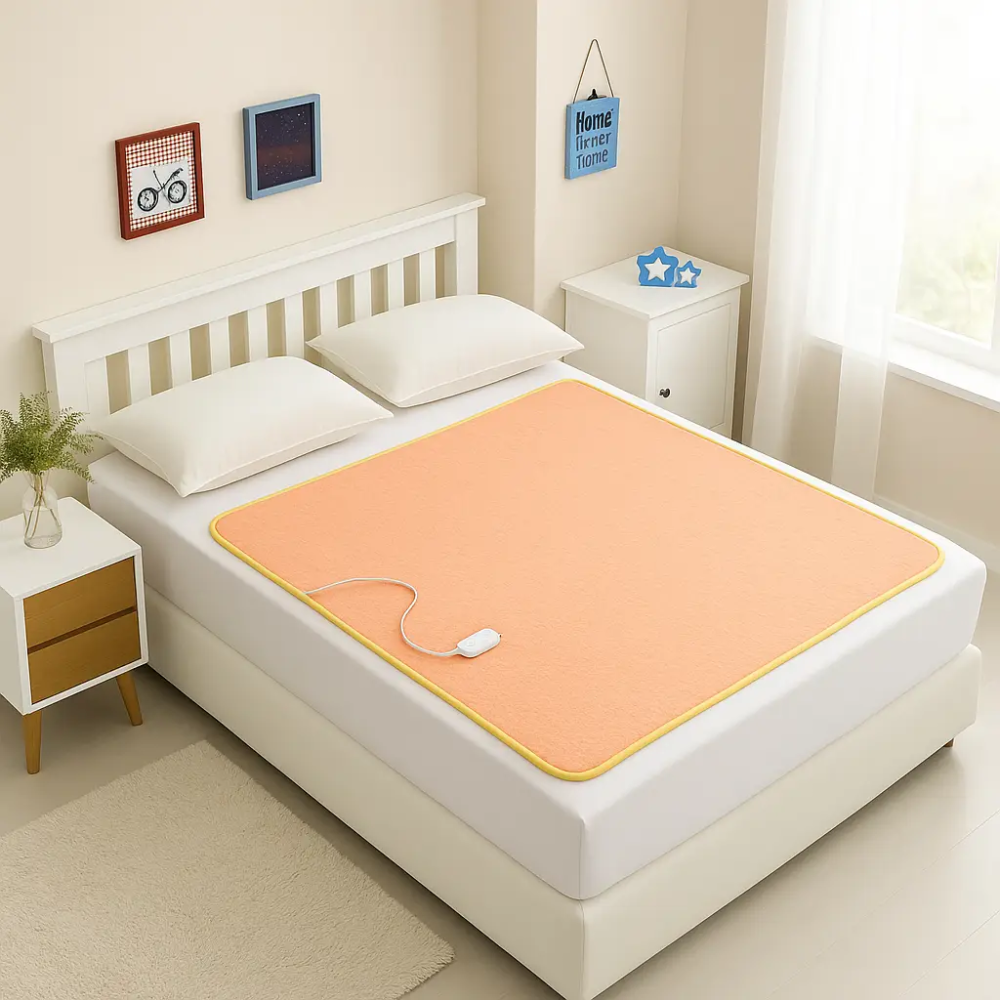 Електричне простирадло Yasam 120×160 см із підігрівом Персиковий Вінниця - фото 3