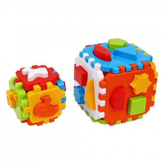 Дитячий розвиваючий кубик "Розумний малюк 1+1" 1899TXK Вінниця