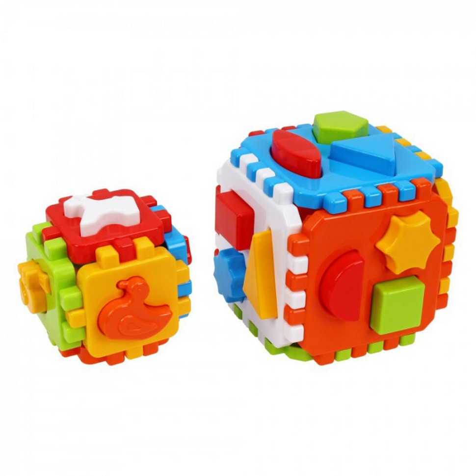 Дитячий розвиваючий кубик "Розумний малюк 1+1" 1899TXK Вінниця - фото 1