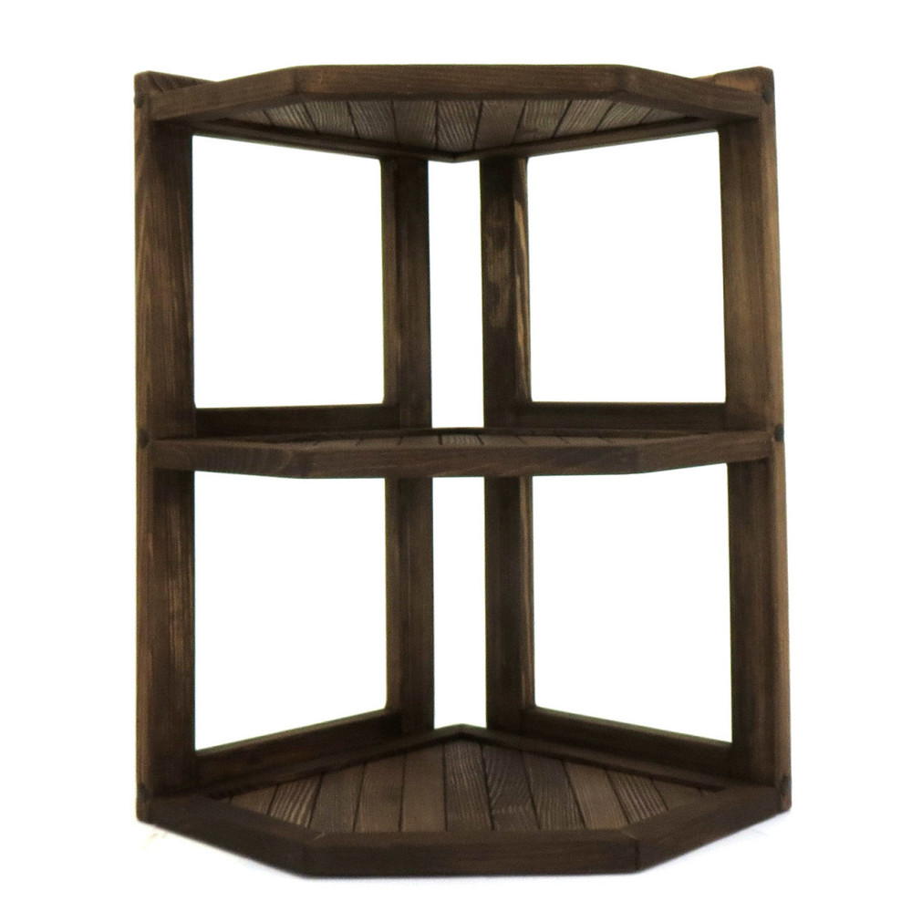 Угловая настенная полка 