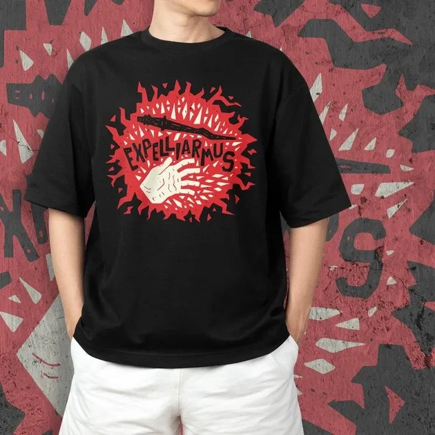 Футболка чоловіча з  принтом Гаррі Поттер Експєліармус Розмір 48 Anime0125 Дніпро - фото 4