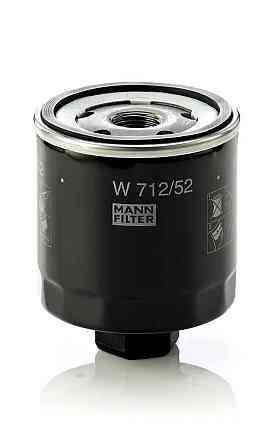 MANN-FILTER W 712/52 — Оливний фільтр для AUDI, SEAT, SKODA та VW | Надійний захист двигуна та ефективне очищення моторної оливи Ковель