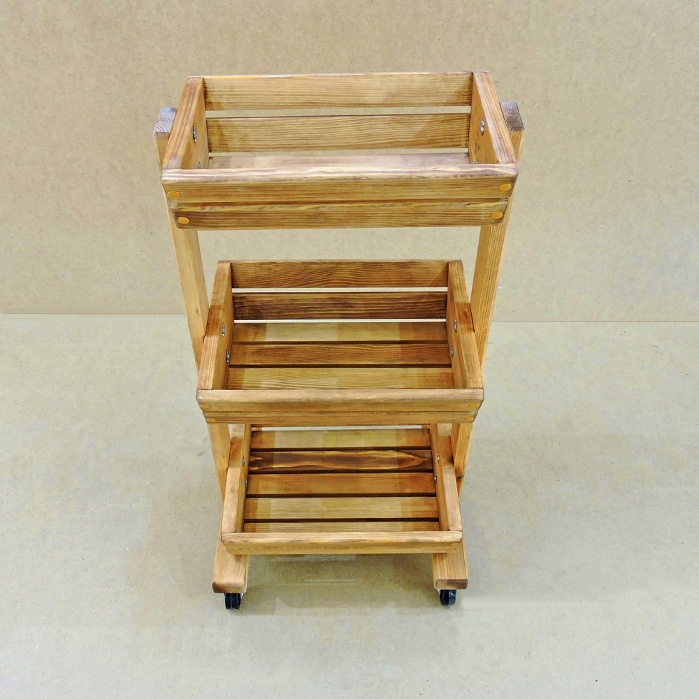 Лоток для овочів і фруктів "Окра" на коліщатках мускат Миколаїв - фото 2