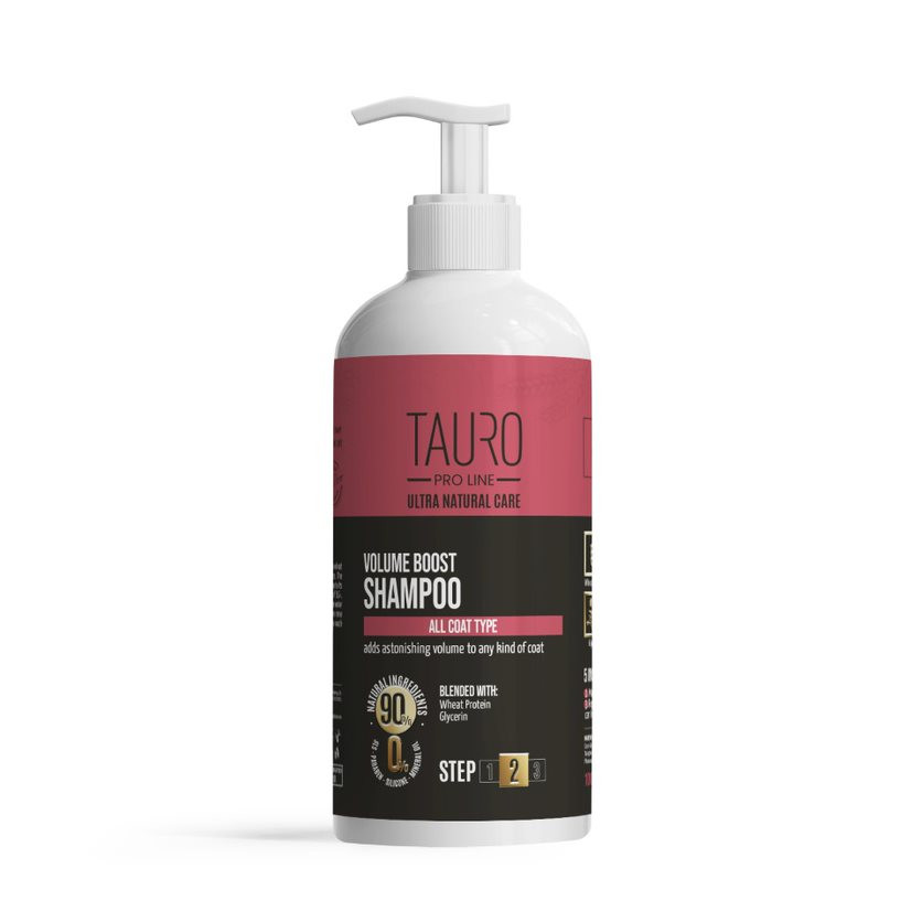 Tauro Pro Line Ultra Natural Care Volume Boost Shampoo Шампунь для надання об'єму шерсті собак і котів, 1000 мл Київ - фото 1