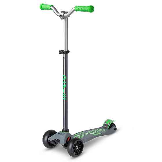 Самокат Micro серії Maxi PRO Deluxe - Сіро-зелений Дніпро