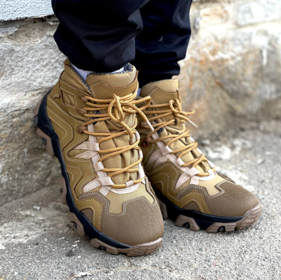 Військові демісезонні черевики Gore-Tex, чорні, міцні, для чоловіків, весна-осінь Львів