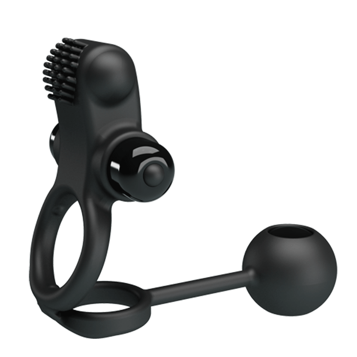 Ерекційне кільце - Pretty Love Vibration Penis Sleeve IV Black Sex Aura Київ - фото 10