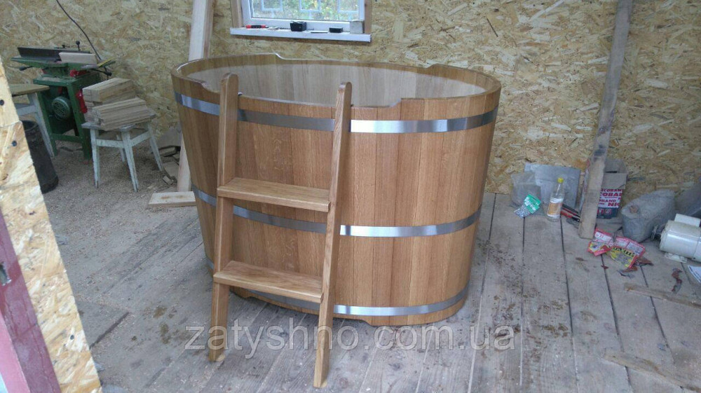 Дерев'яна купіль 1200/800/1000 купити Київ - фото 9